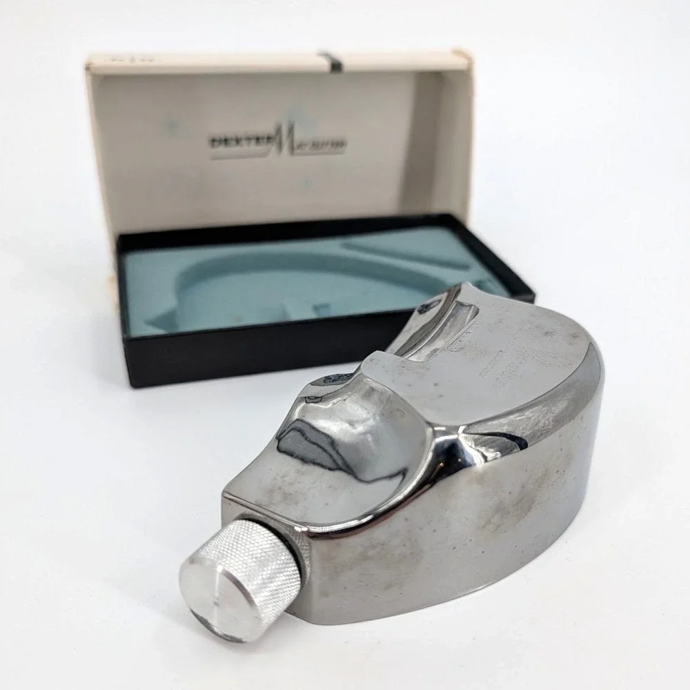 Vintage Dexter Mat Cutter Russell Harrington Chrome Tool‎ with Box and Manual